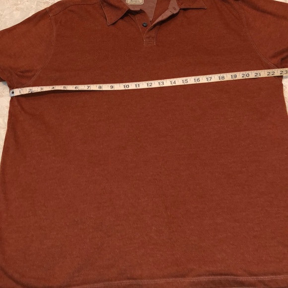 MEN - Orange Polo Shirt - Size Large - Picture 4 of 6